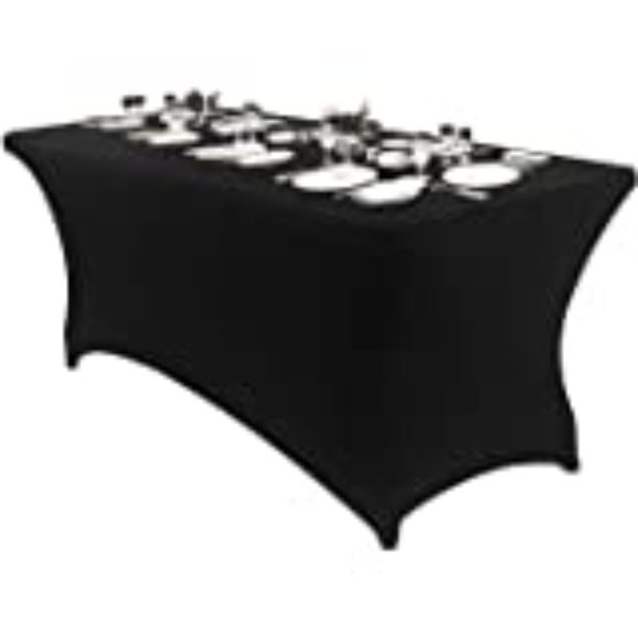Black Cloth Tableware for parties, banquets, vendor events! - Picture 6 of 7